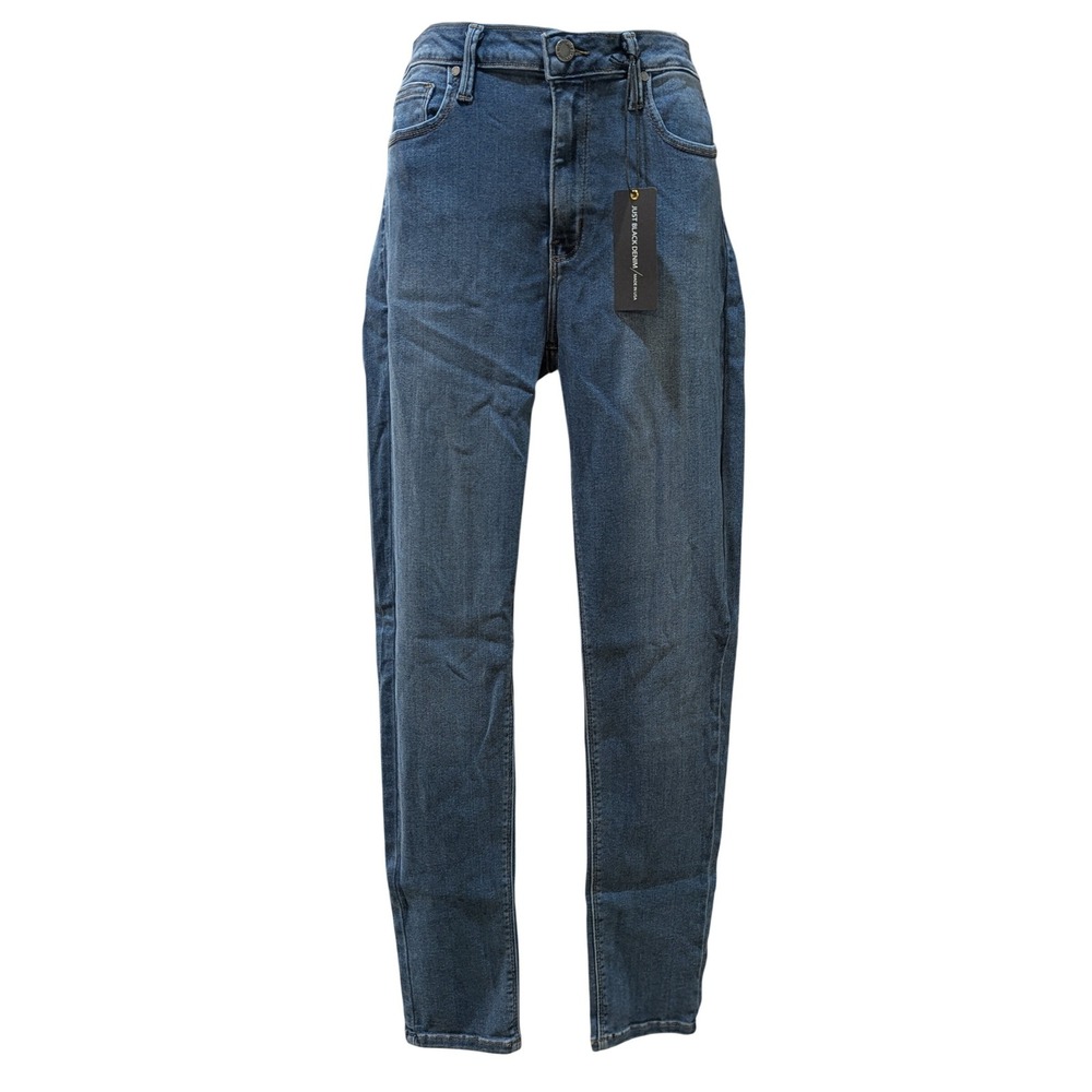 Just Black Denim Ankle Skinny Slim Fit Jeans Med Denim Wash Size 31 Made in USA
